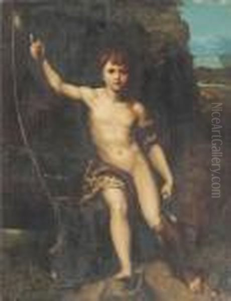 Saint John The Baptist Oil Painting by Raphael