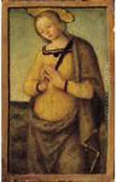 Angelo Annunziante; La Vergine Oil Painting by Raphael