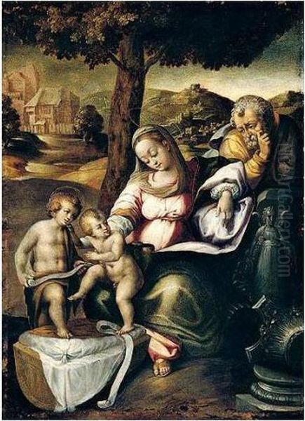 La Madonna Della Quercia Oil Painting by Raphael