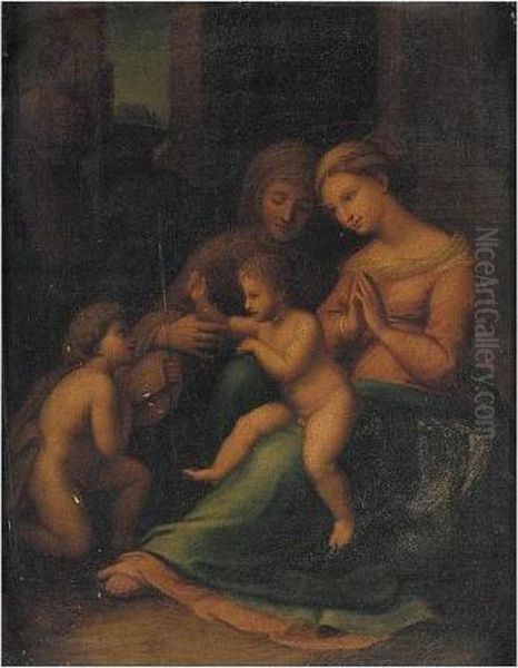 The Madonna Of Divine Love Oil Painting by Raphael