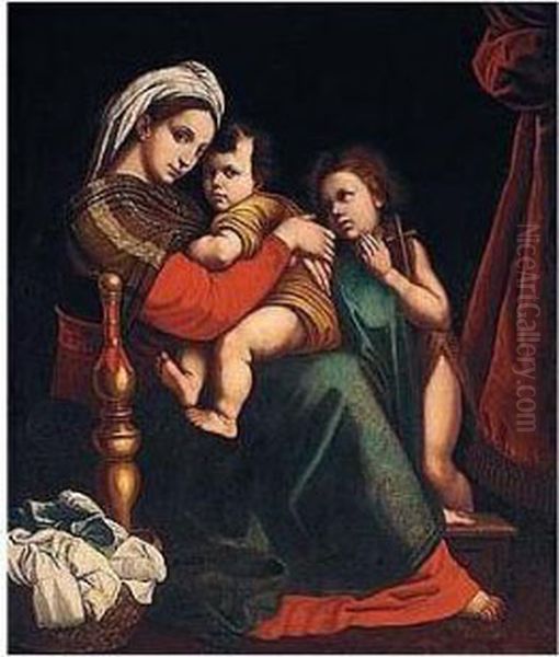 Madonna Della Sedia Oil Painting by Raphael