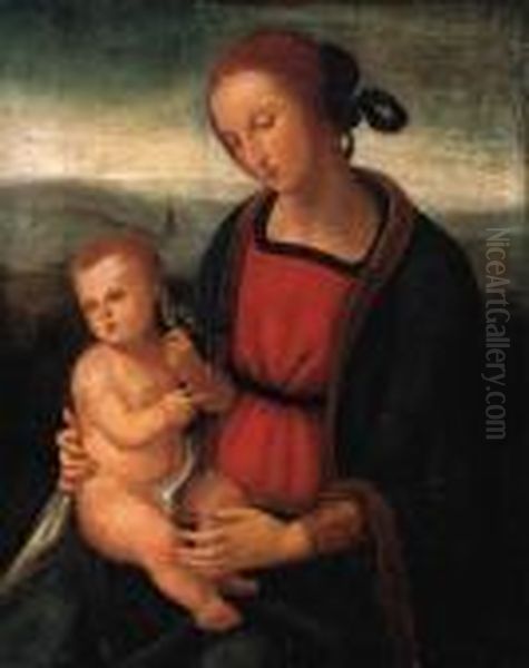 Vierge A L'enfant Au Chardonneret Oil Painting by Raphael