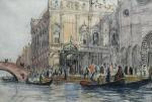 View Of Venice Oil Painting by John Singer Sargent