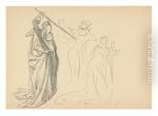 Theatrical Study. Oil Painting by John Singer Sargent