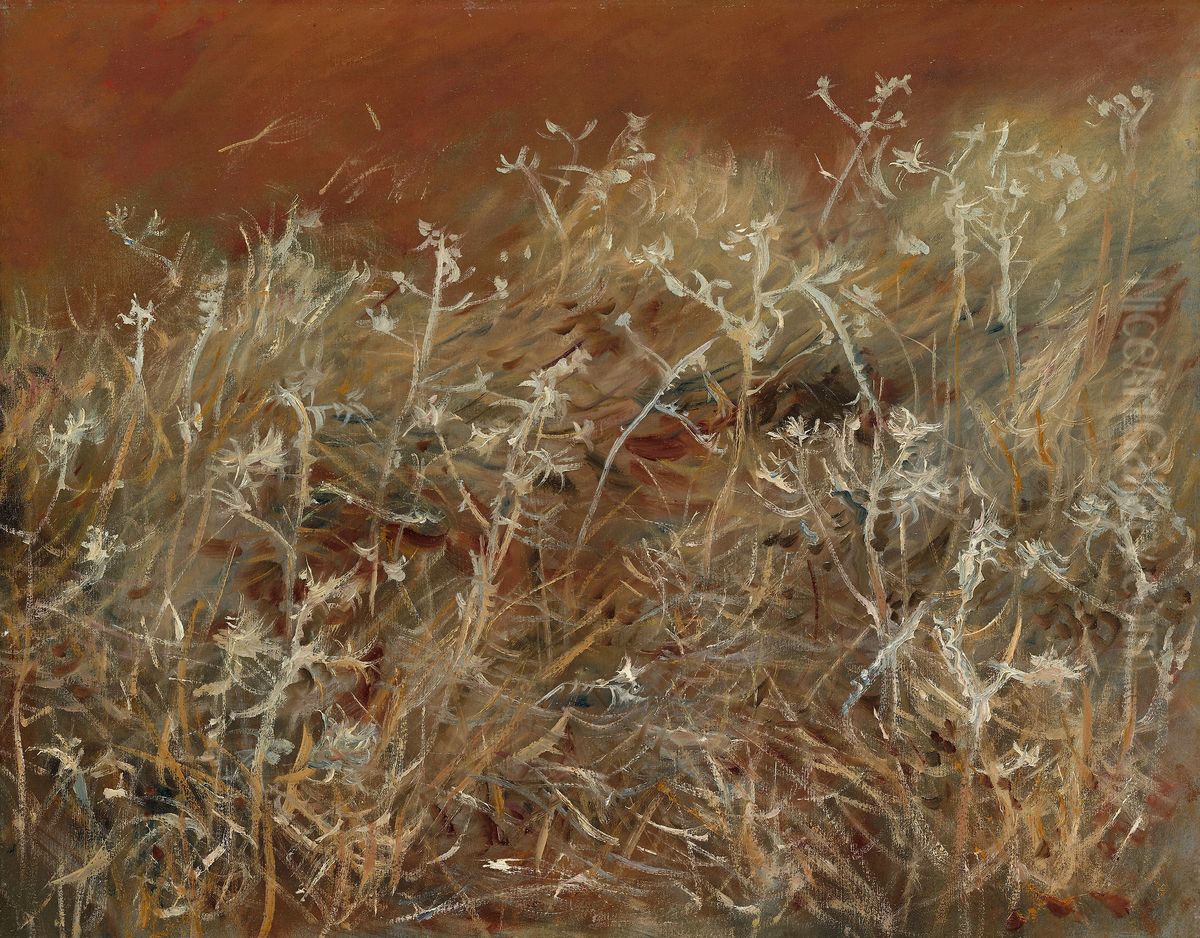 Thistles Oil Painting by John Singer Sargent