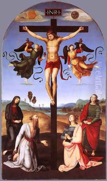 Crucifixion Oil Painting by Raphael