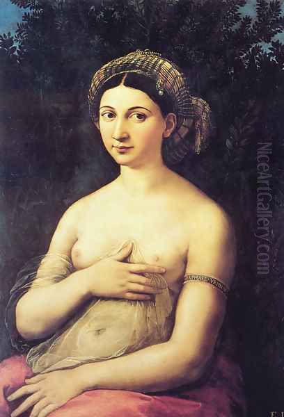 La Fornarina Oil Painting by Raphael