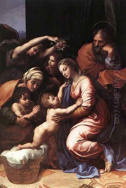 The Holy Family Oil Painting by Raphael