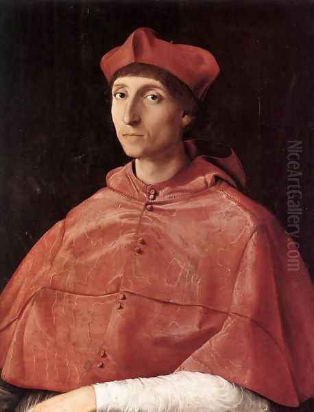 Portrait of a Cardinal Oil Painting by Raphael