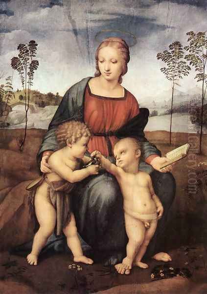 Madonna del Cardellino Oil Painting by Raphael