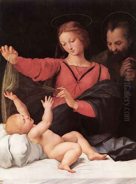 Madonna of Loreto (Madonna del Velo) Oil Painting by Raphael