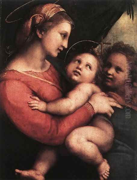 Madonna della Tenda Oil Painting by Raphael