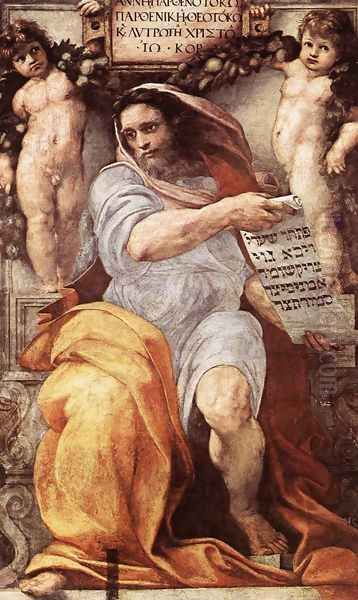 The Prophet Isaiah Oil Painting by Raphael