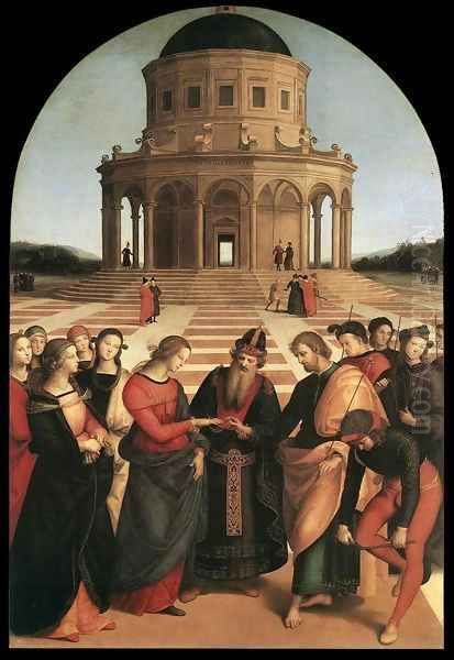 Spozalizio (The Engagement of Virgin Mary) Oil Painting by Raphael