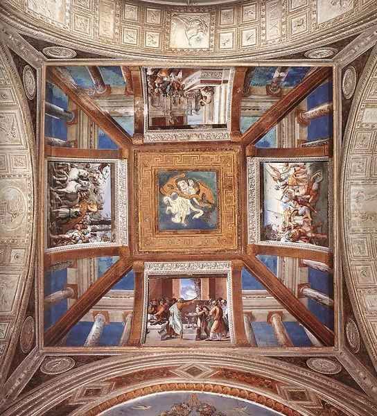 Scenes from the Life of David Oil Painting by Raphael