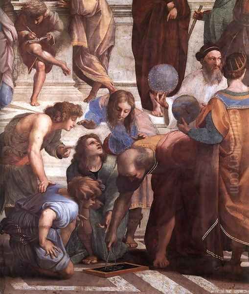 The School of Athens (detail) 2 Oil Painting by Raphael