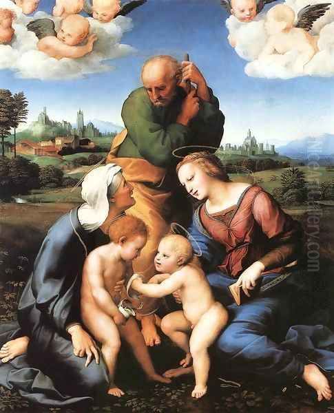 The Canigiani Madonna Oil Painting by Raphael
