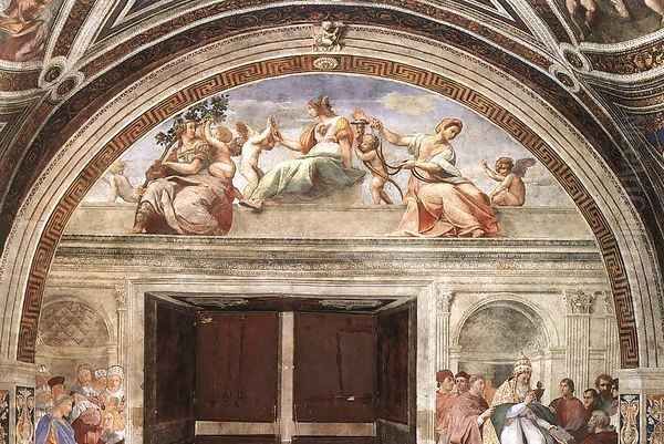 The Cardinal Virtues Oil Painting by Raphael