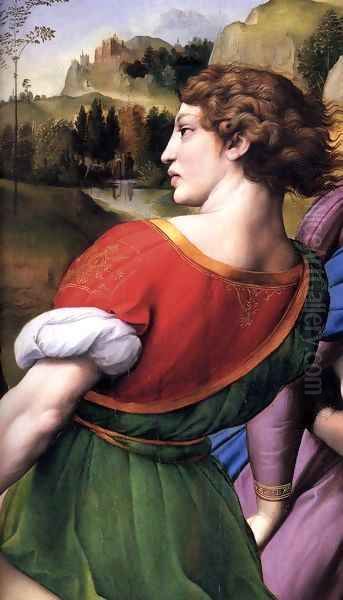 The Entombment (detail) 2 Oil Painting by Raphael