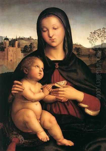 Madonna and Child Oil Painting by Raphael