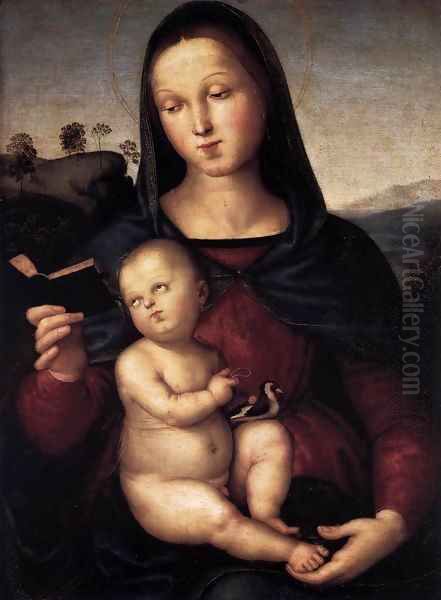 Solly Madonna Oil Painting by Raphael