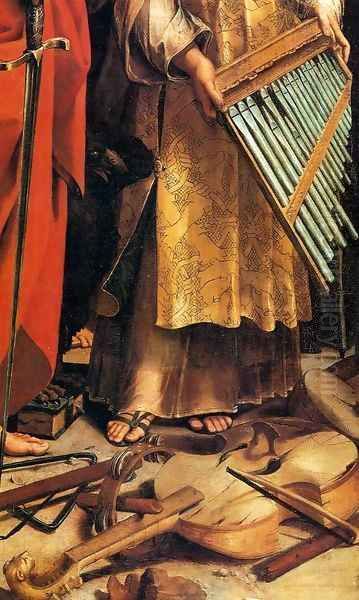 St Cecilia (detail) 3 Oil Painting by Raphael