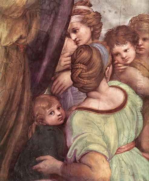 The Mass at Bolsena (detail) 4 Oil Painting by Raphael