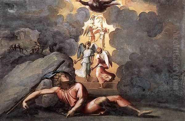 Jacob's Dream 2 Oil Painting by Raphael