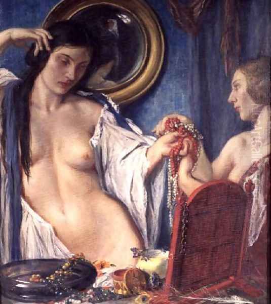 The Toilet Oil Painting by Charles Haslewood Shannon