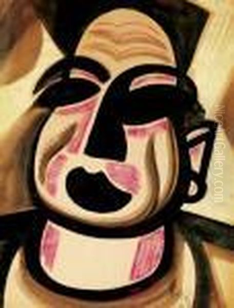 Self-portrait Oil Painting by Hugo Scheiber