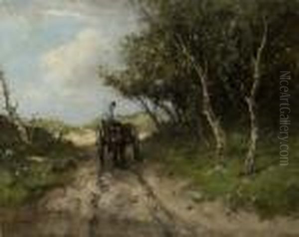 Road To The Sea. Oil Painting by Johan Frederik Corn. Scherrewitz