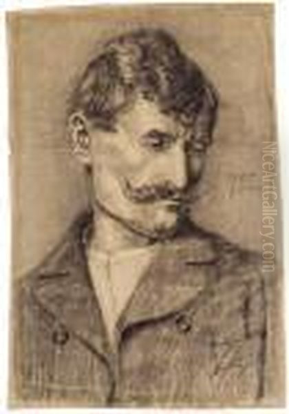 Portrat Eines Mannes Oil Painting by Egon Schiele