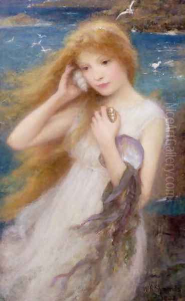 Sea Nymph, 1893 Oil Painting by William Robert Symonds