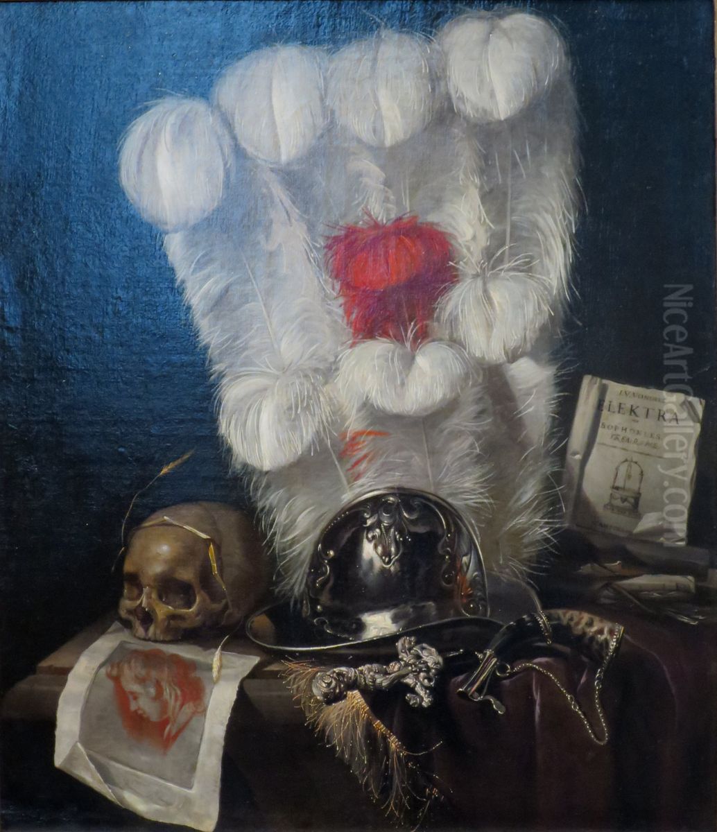 Vanitas Oil Painting by Juriaen van Streeck