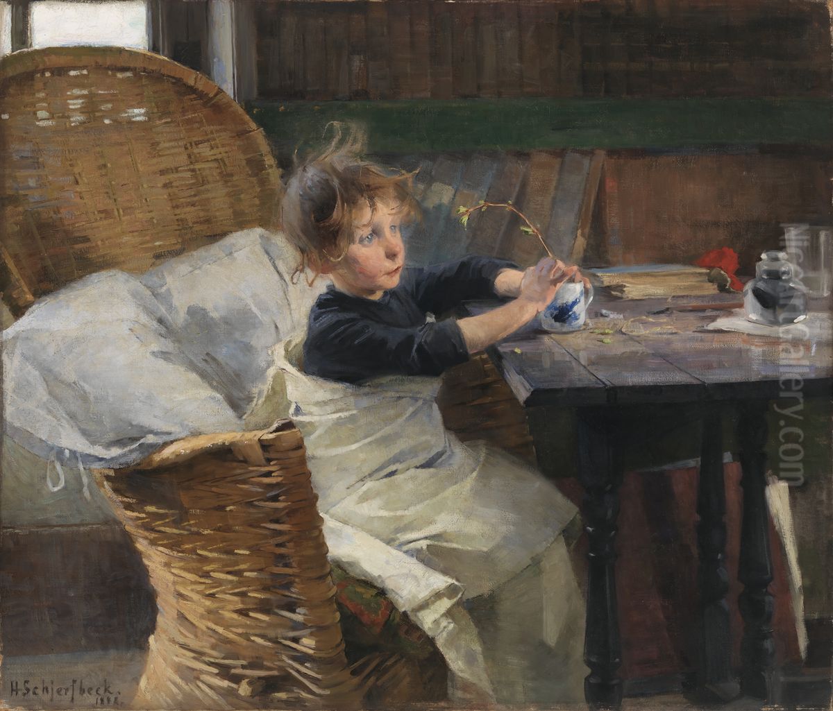 The Convalescent Oil Painting by Helene Schjerfbeck