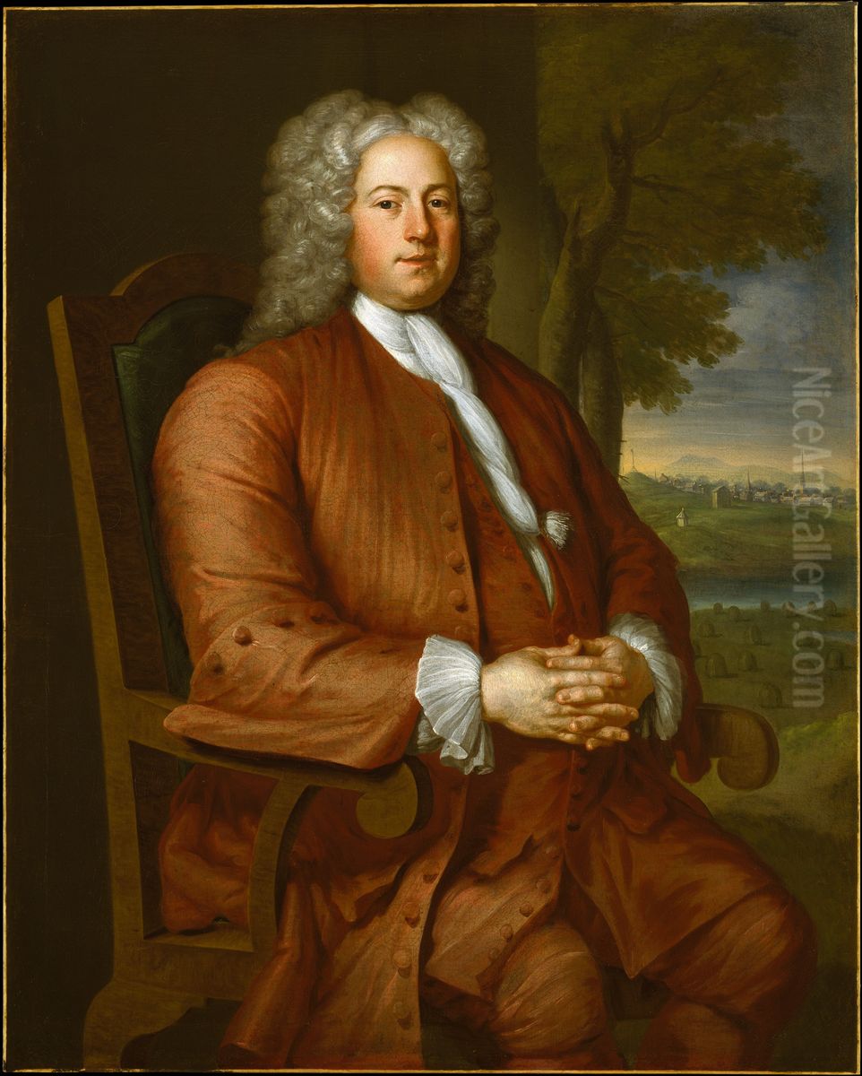 Francis Brinley Oil Painting by John Smibert