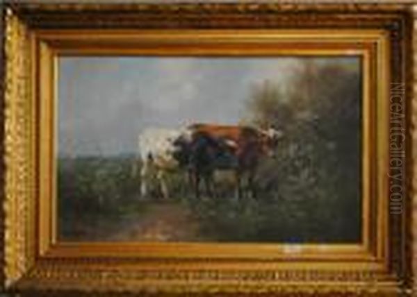Vache Oil Painting by Henry Schouten