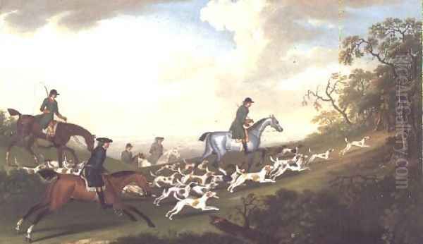 The Hunt Oil Painting by Francis Sartorius