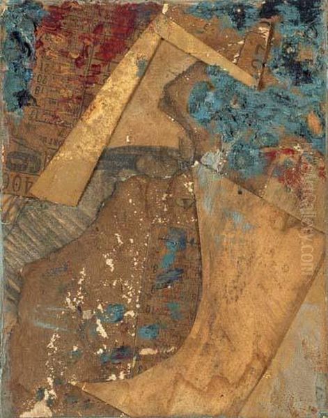 Ohne Titel Oil Painting by Kurt Schwitters