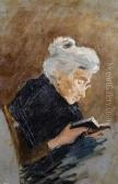 The Lecture Oil Painting by Pietro Scoppetta