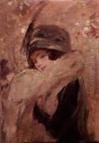 Figura Femminile Oil Painting by Pietro Scoppetta