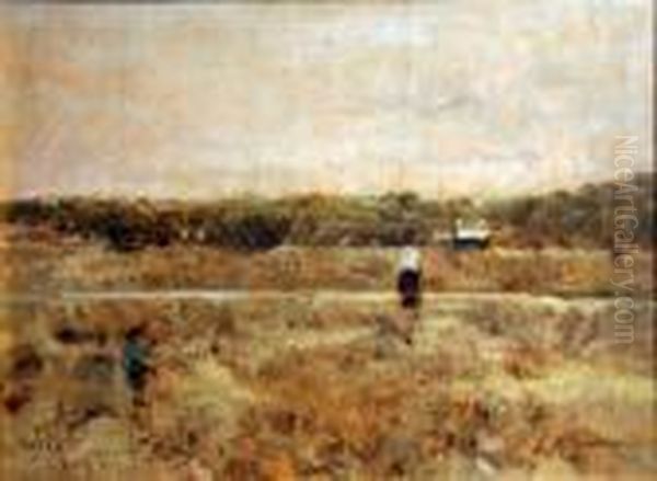 Zona Lavica Del Vesuvio Oil Painting by Eugenio Scorzelli