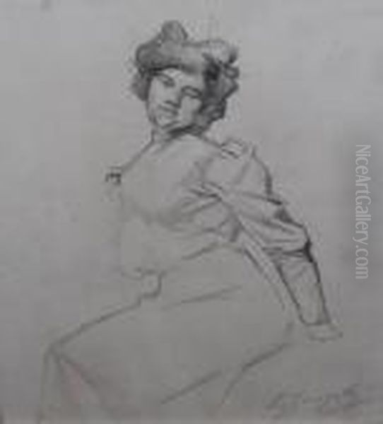 Disegno Oil Painting by Eugenio Scorzelli