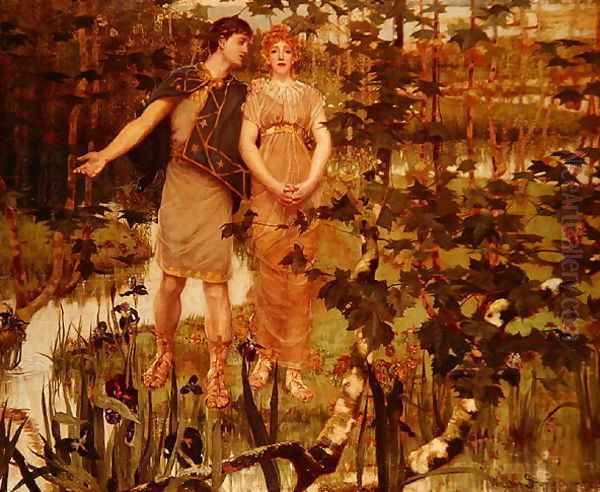 The Happy Valley, 1898 Oil Painting by William Stott Of Oldham