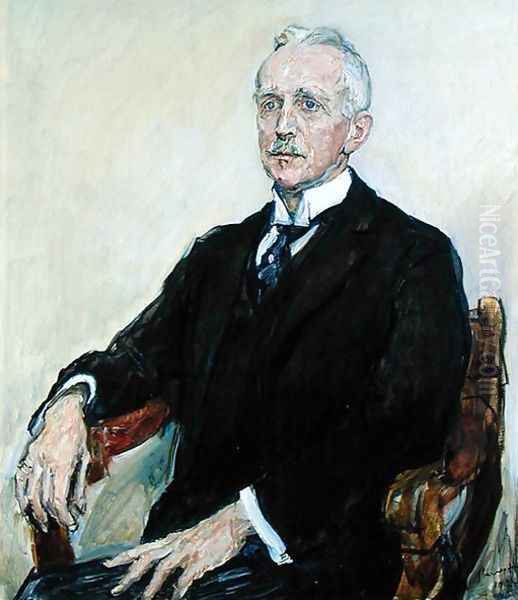 Gustav Pauli 1866-1938 1924 Oil Painting by Max Slevogt