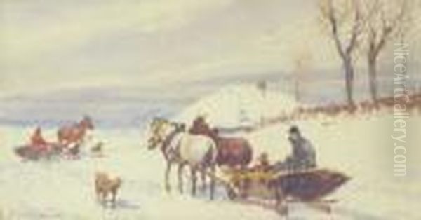 Sanie Oil Painting by Adam Setkowicz