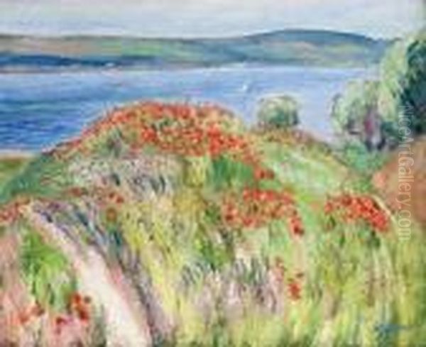 Les Coquelicots Oil Painting by Rene Seyssaud