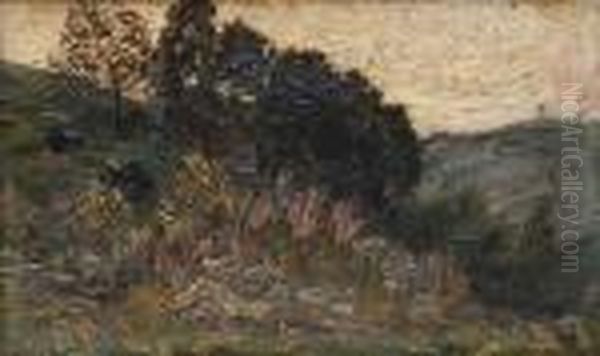 Paysage. Oil Painting by Rene Seyssaud