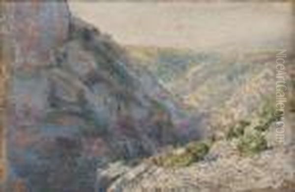 Paysage Aux Gorges Oil Painting by Rene Seyssaud