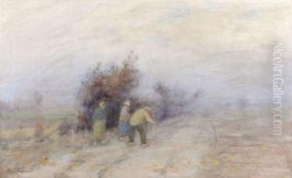 Promenade Des Anciens Oil Painting by Rene Seyssaud